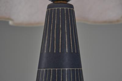 Michael Andersen Son Matte Glazed Ceramic Table Lamp by Michael Andersen S n Denmark 1950s