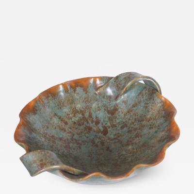 Michael Andersen Sons Fantastical Scalloped Bowl by Michael Andersen Sons