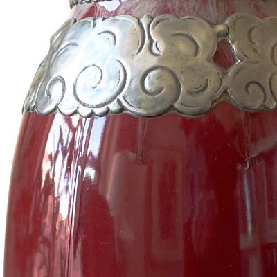 Michael Andersen Sons Large Art Nouveau Table Lamp by Michael Andersen Sons