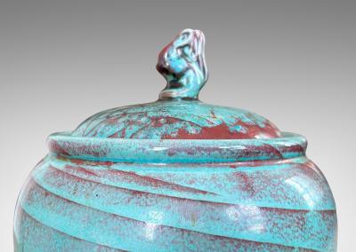 Michael Andersen Sons Lidded jar by Michael Andersen Sons