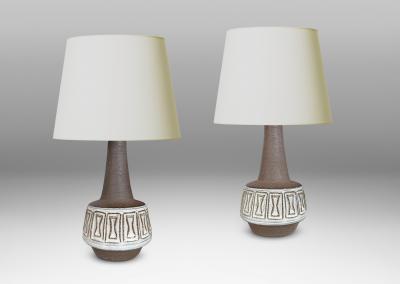 Michael Andersen Sons Pair of table lamps by Michael Andersen Sons