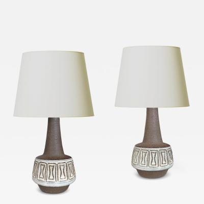 Michael Andersen Sons Pair of table lamps by Michael Andersen Sons