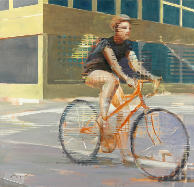 Michael Azgour Girl on a Bike