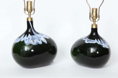 Michael Bang Michael Bang Black Emerald Orb Lamps