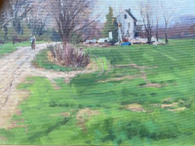 Michael Budden Going for the Mail 