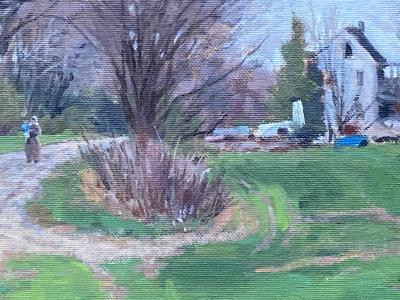 Michael Budden Going for the Mail 