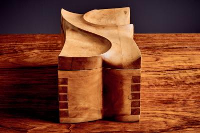 Michael Coffey Decorative Wooden Box in the Manner of Michael Coffey