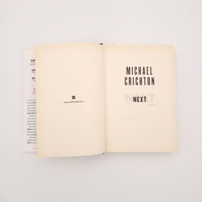 Michael Crichton Next First Edition 2006