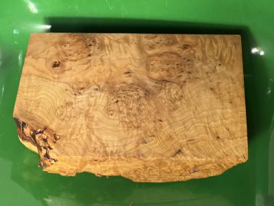 Michael Elkan Vintage Live Edge Burl Box by Michael Elkan Jewelry Box Desk Box