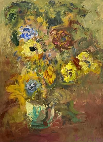 Michael Forster Flowers in Vase an Impression 