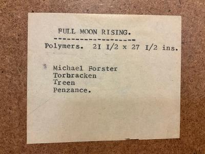 Michael Forster Full Moon Rising