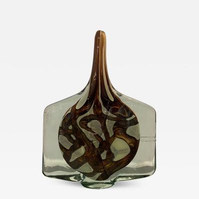 Michael Harris Axe Head Maltese Studio Glass Vase