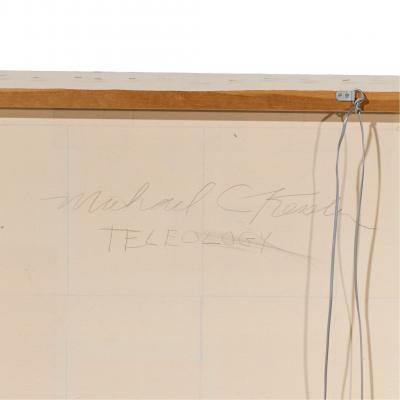 Michael Kessler Teleology Mid Century Mixed Media on Canvas
