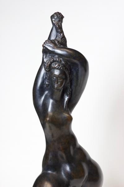 Michael Lanz Michael Lantz Bronze Female Sculpture org American