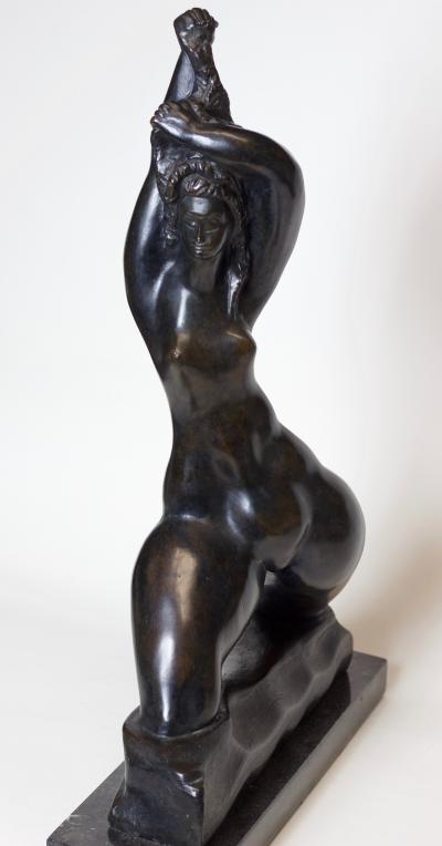 Michael Lanz Michael Lantz Bronze Female Sculpture org American