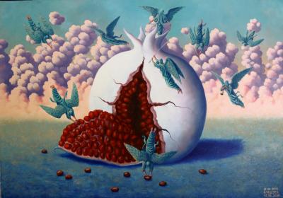 Michael Makharadze Living Emotion In The Blue of Thought