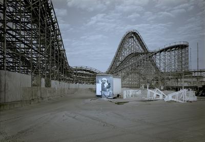 Michael Massaia Off Season Toppled Life Guard Chairs