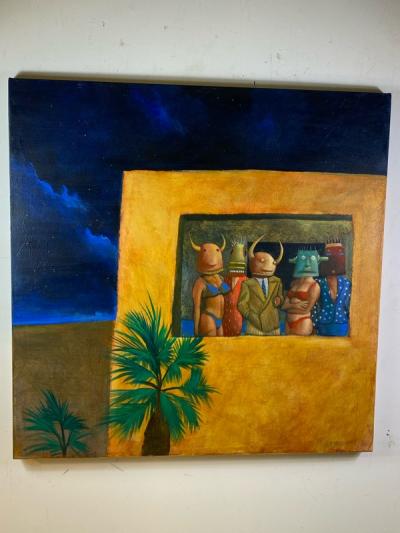 Michael Paraskevas WILD THINGS PAINTING BY MICHAEL PARASKEVAS