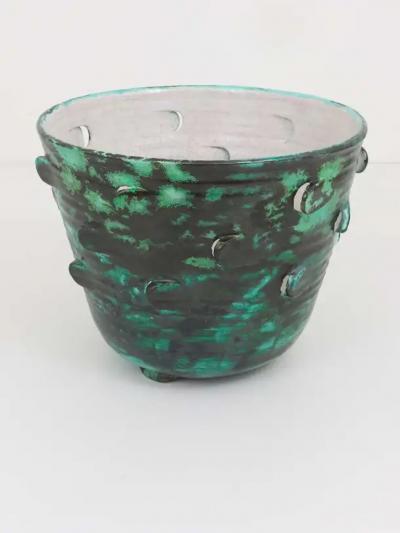 Michael Powolny Large Michael Powolny Viennese Art Nouveau Secession Flower Pot Austria 1920s