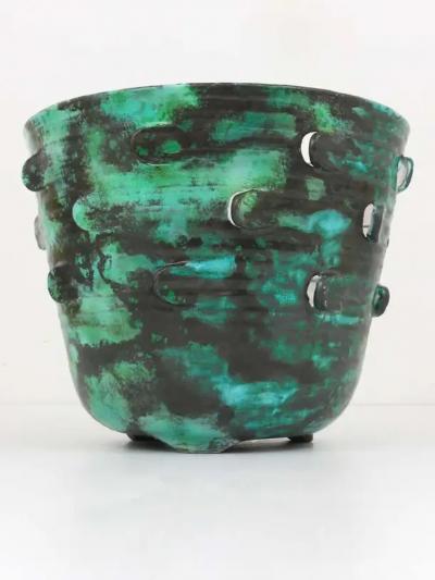 Michael Powolny Large Michael Powolny Viennese Art Nouveau Secession Flower Pot Austria 1920s