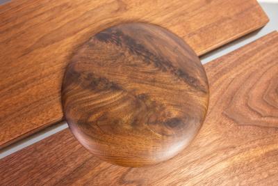 Michael Rozell Michael Rozell Studio Dome Bench or Coffee Table in Figured Walnut