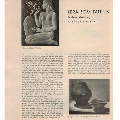 Michael Schilkin Early Wall Relief by Michael Schilkin for Arabia 1928