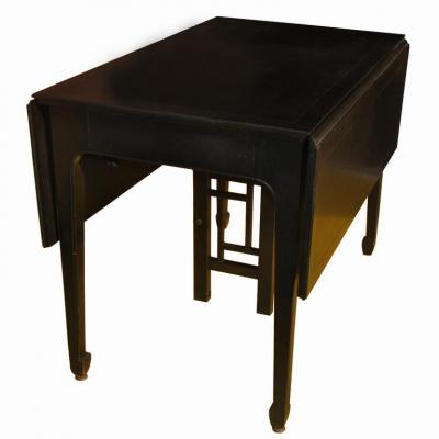 Michael Taylor Expandable Vintage Midcentury Baker Michael Taylor Far East Dining Table