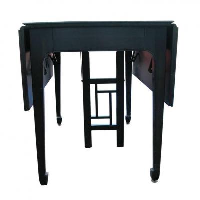Michael Taylor Expandable Vintage Midcentury Baker Michael Taylor Far East Dining Table