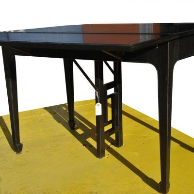 Michael Taylor Expandable Vintage Midcentury Baker Michael Taylor Far East Dining Table