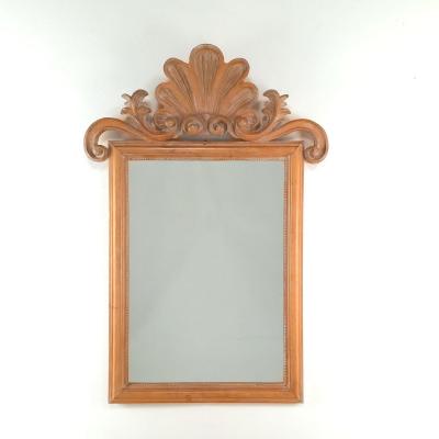 Michael Taylor Fruitwood Italian Mirror circa 1980