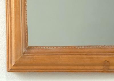 Michael Taylor Fruitwood Italian Mirror circa 1980