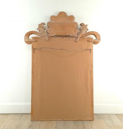 Michael Taylor Fruitwood Italian Mirror circa 1980