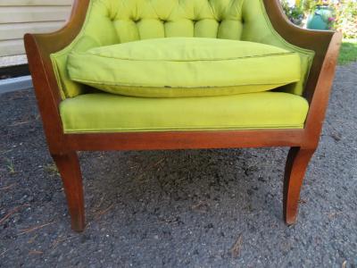 Michael Taylor Lovely Pair 60s Classical Spoon Back Chairs Mid Century Modern