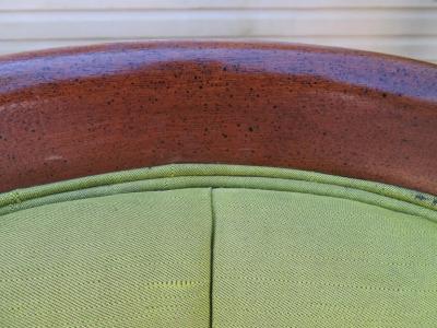 Michael Taylor Lovely Pair 60s Classical Spoon Back Chairs Mid Century Modern
