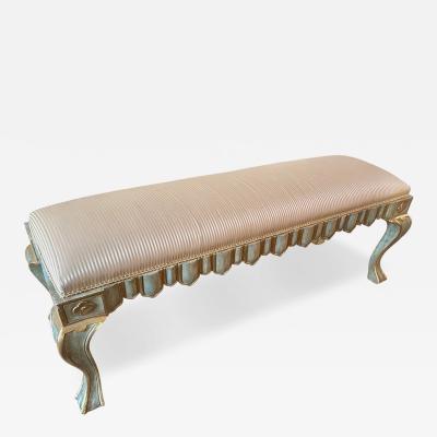 Michael Taylor Michael Taylor Italian Giltwood Lucarini Bench