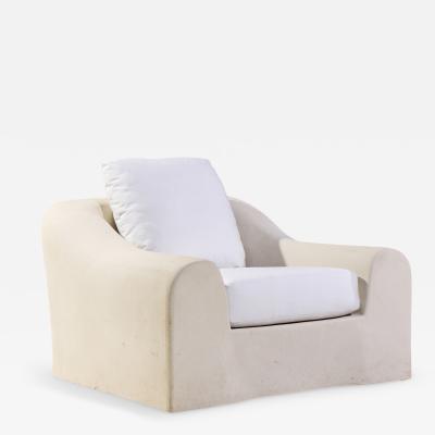 Michael Taylor Michael Taylor Jennifer Mid Century Stone Fiberglass Lounge Chair