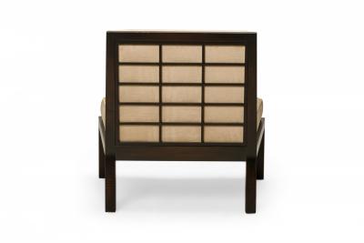 Michael Taylor Michael Taylor for Baker Furniture Co AmericanChampagne Satin Slipper Chairs