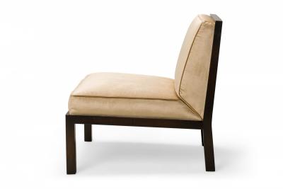 Michael Taylor Michael Taylor for Baker Furniture Co AmericanChampagne Satin Slipper Chairs