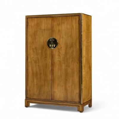 Michael Taylor Michael Taylor for Baker Furniture Far East Collection Mid Century Armoire