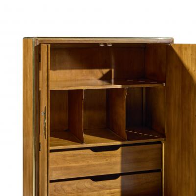 Michael Taylor Michael Taylor for Baker Furniture Far East Collection Mid Century Armoire