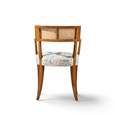 Michael Taylor Michael Taylor for Baker Klismos Mid Century Cane Armed Dining Chair