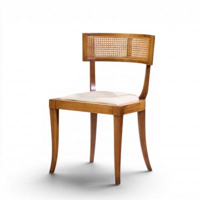 Michael Taylor Michael Taylor for Baker Klismos Mid Century Cane Dining Chairs Set of 4