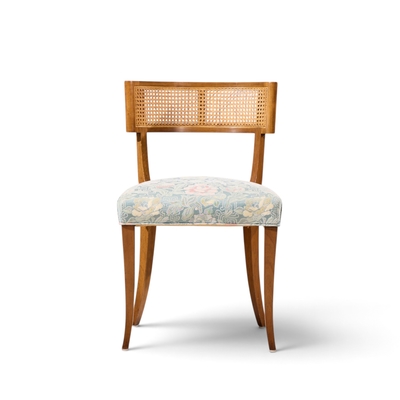 Michael Taylor Michael Taylor for Baker Klismos Mid Century Cane Dining Chairs Set of 4