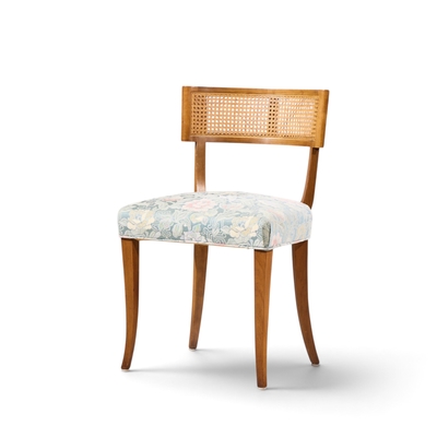 Michael Taylor Michael Taylor for Baker Klismos Mid Century Cane Dining Chairs Set of 4