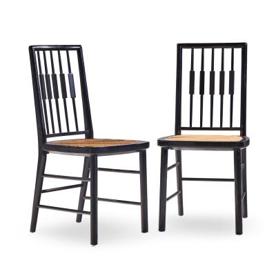 Michael Taylor Michael Taylor for Baker Mid Century Dining Chairs Pair