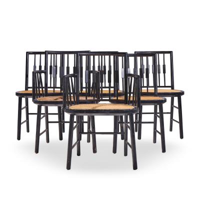 Michael Taylor Michael Taylor for Baker Mid Century Dining Chairs Set of 6