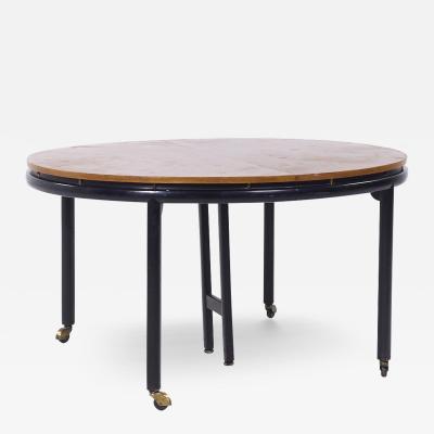 Michael Taylor Michael Taylor for Baker Mid Century Expanding Dining Table with 3 Leaves