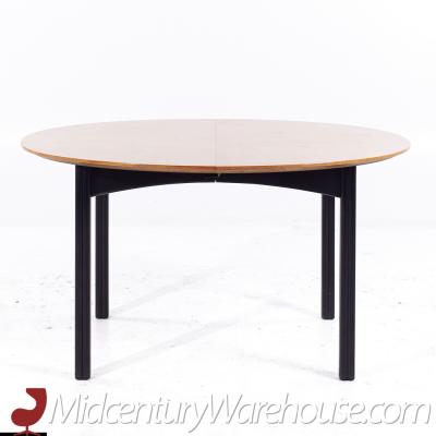 Michael Taylor Michael Taylor for Baker Mid Century Walnut Expanding Dining Table with 2 Leaves