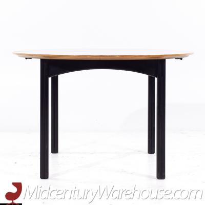 Michael Taylor Michael Taylor for Baker Mid Century Walnut Expanding Dining Table with 2 Leaves