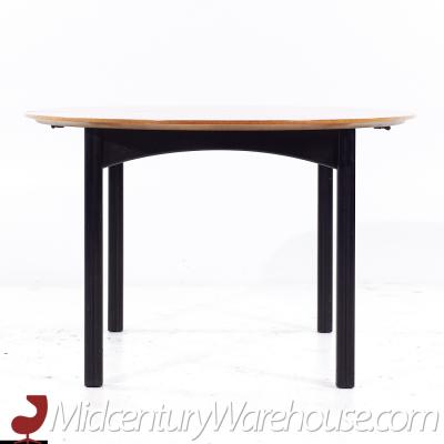 Michael Taylor Michael Taylor for Baker Mid Century Walnut Expanding Dining Table with 2 Leaves